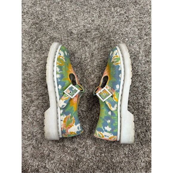 Dr. Martens V Polley MTD Multi Oxfords Multi Oxford Colorful Tie Dye Women’s 7 - Picture 4 of 13